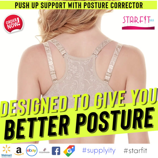 Elegant Form: Starfit Bra Lifts Posture Gracefully