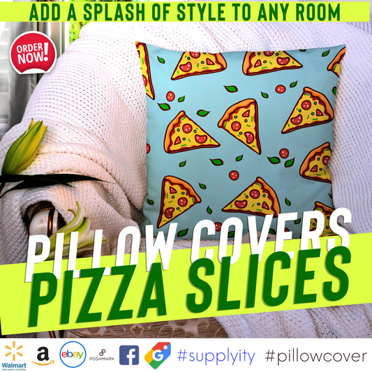 Pizza Slice Gift Chochili Pillow Covers Bring Quirky Comfort to Bedrooms