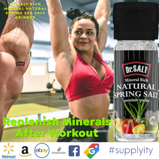 DrSalt Salt Minerals Stretch Limits with Flexibility and Hydration for Workouts