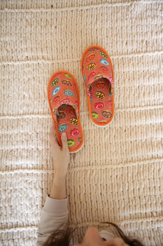 Home slippers supplyity donuts lightweight