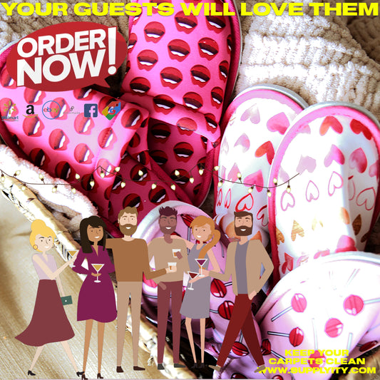lasvegas_party_keep_your_carpets_clean_home_guest_slippers_supplyity