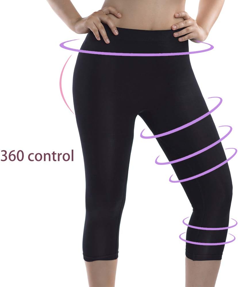 +MD Womens Shapewear Legging High Waist Thigh Slimmer Tummy Control Panties Body Shaper Butt Lift
