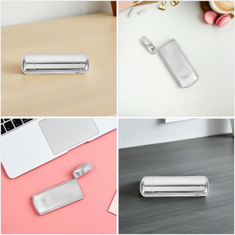 2pcs Lightweight Aluminum Eyeglasses Organizer Case Travel Sunglass Storage with Soft Interior Lining for Men and Women and Portable Eyewear Protection