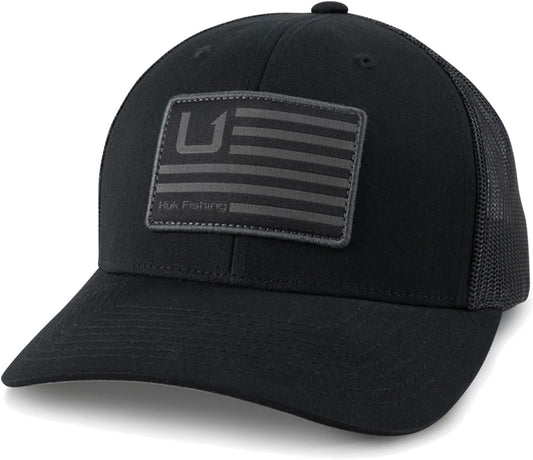 HUK Men's Trucker, Anti-Glare Snapback Fishing Hat