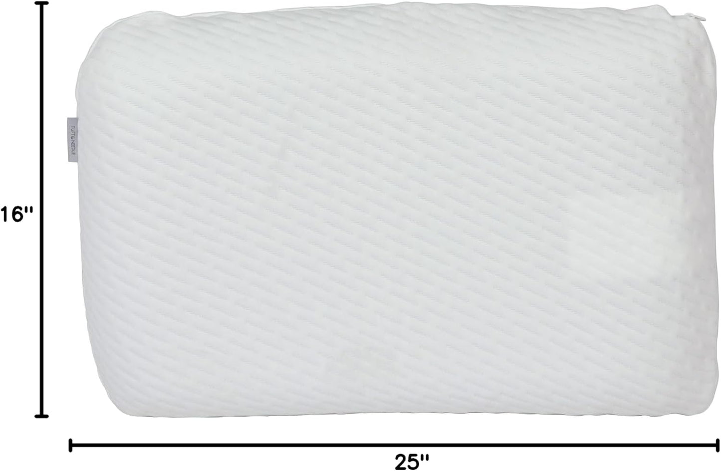 Tuft & Needle Premium Pillow, Standard Size with T&N Adaptive Foam, Sleeps Cooler & More Supportive Than Memory Foam Pillows, CertiPUR-US and Greenguard Gold Certified, 3-Year True Warranty,White