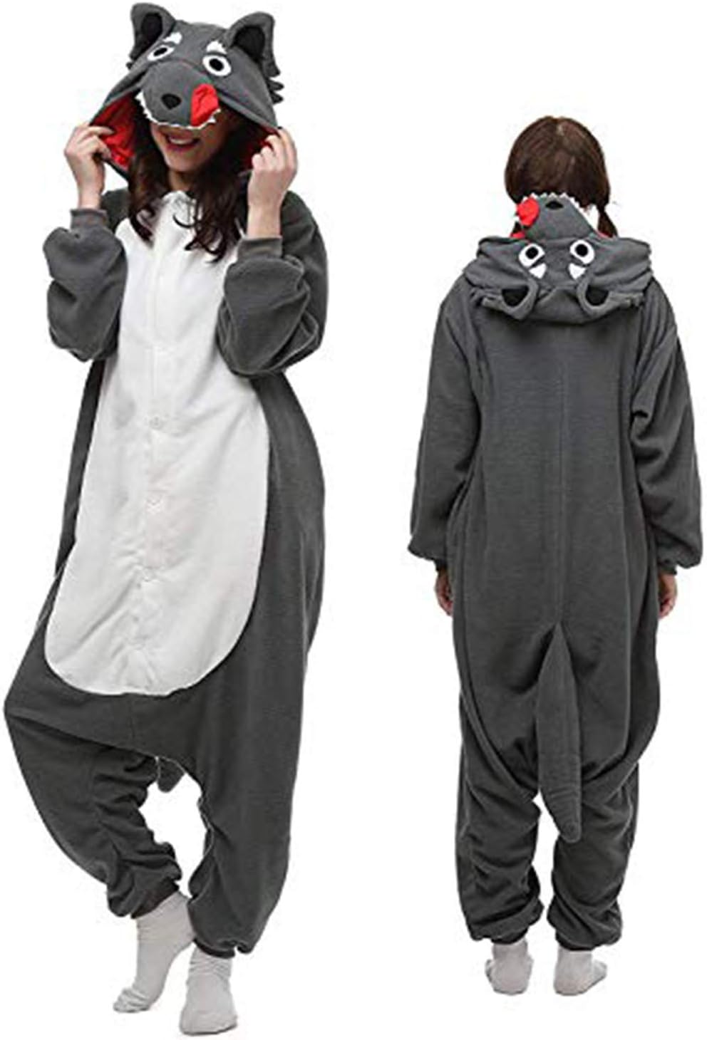 Adult animal pajamas sleepwear, unisex role-playing, one piece sleepwear, Christmas and Halloween costume