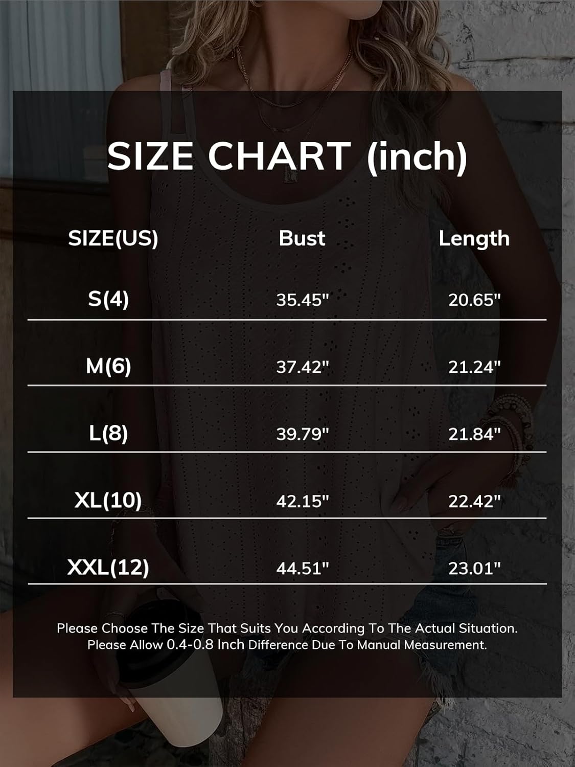 ATHMILE Women's Tank Tops Sleeveless Summer Top Spaghetti Strap Spring Shirt Loose Fit Beach Vacation 2025 Casual