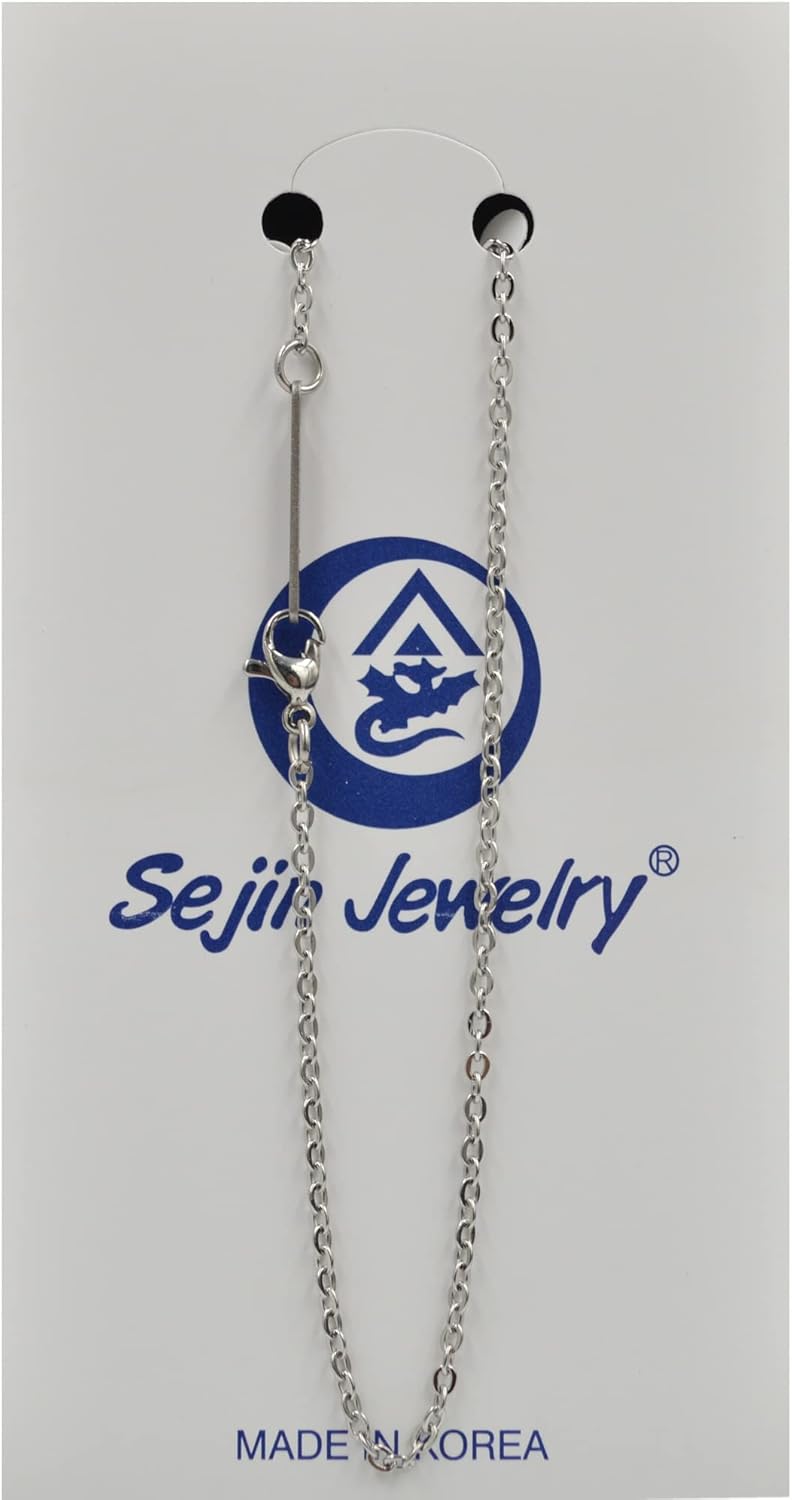 2MM Stainless Steel Necklace - Thin Cable Chain for Women & Men, Silver Chains for Pendant Addition or Alone - 16-30 Inch Available