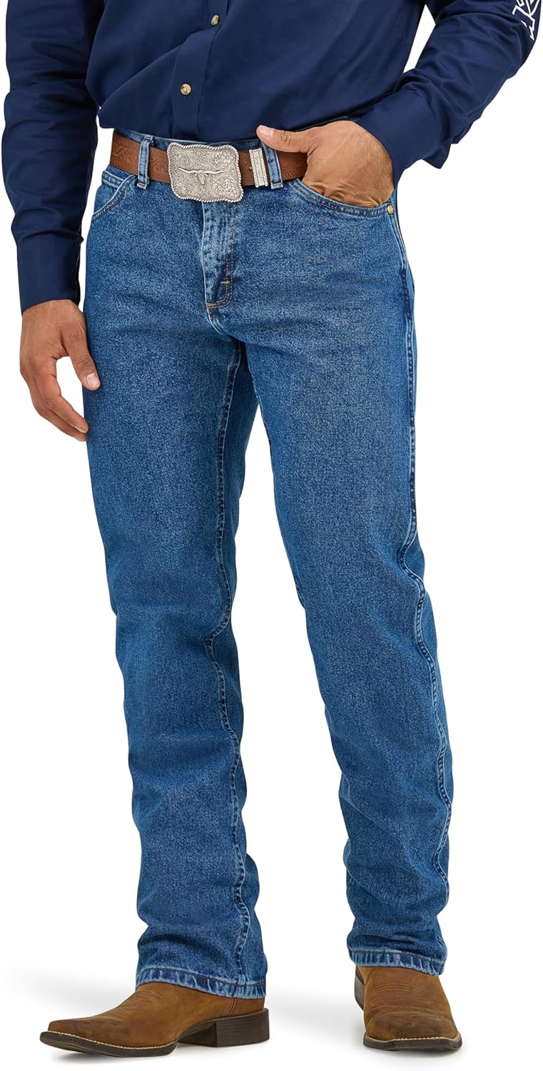 Wrangler Men's 47Mwz Premium Performance Cowboy Cut Regular Fit Prewashed Jeans - 47Mwzpw