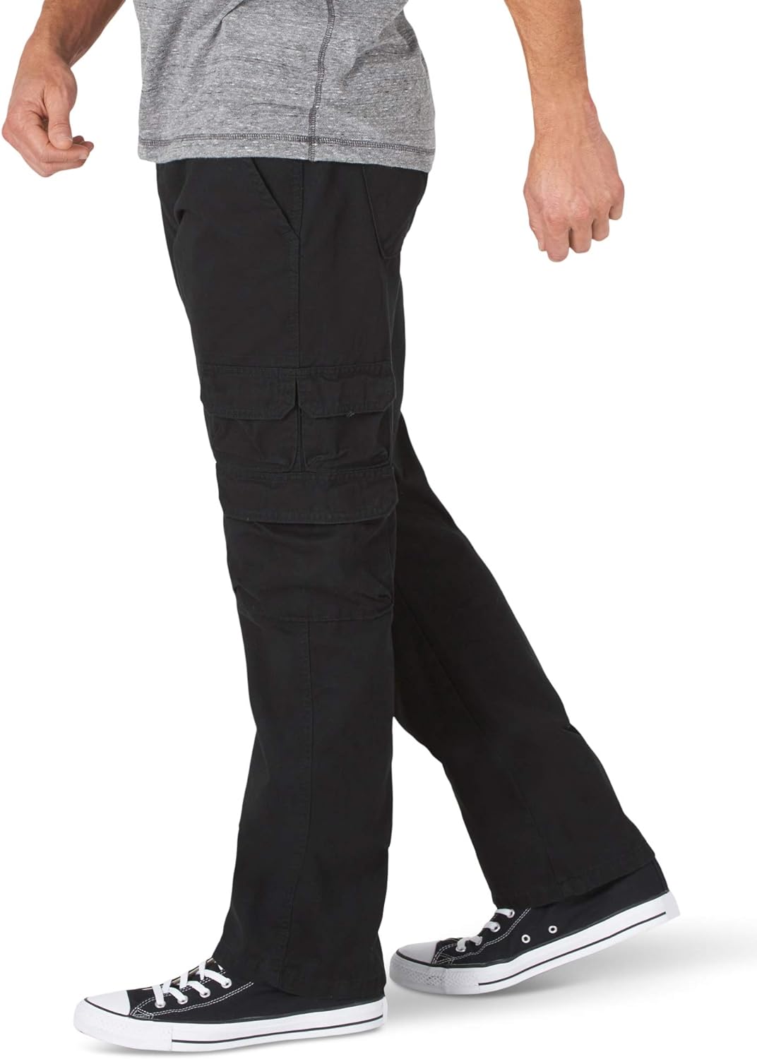 Wrangler Authentics Men's Premium Relaxed Fit Straight Leg Cargo Pant