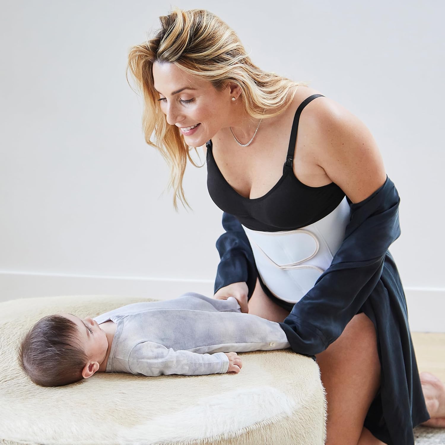 Belly Bandit BFF Postpartum Belly Wrap - Adjustable Abdominal Wrap for Post Pregnancy Recovery - Corset-Inspired Design for Waist, Core, & Back Support for C-Section or Natural Birth