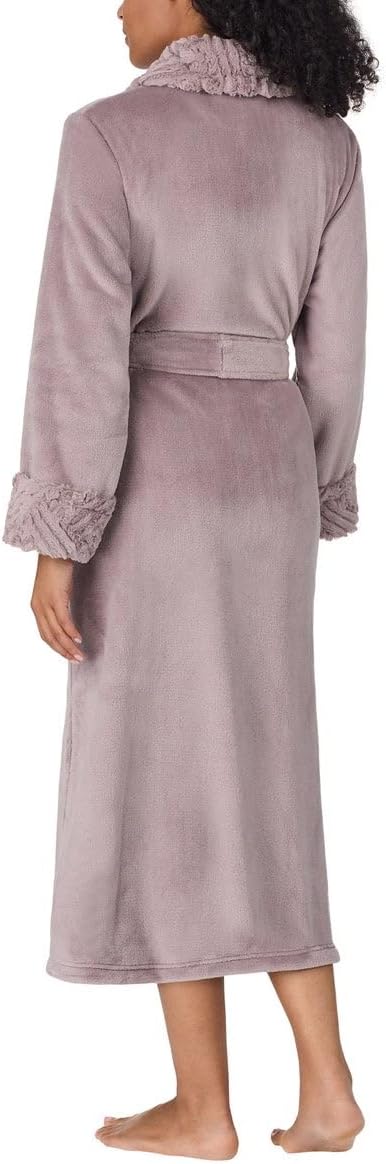 Carole Hochman Women's Shawl Collar Plush Robe