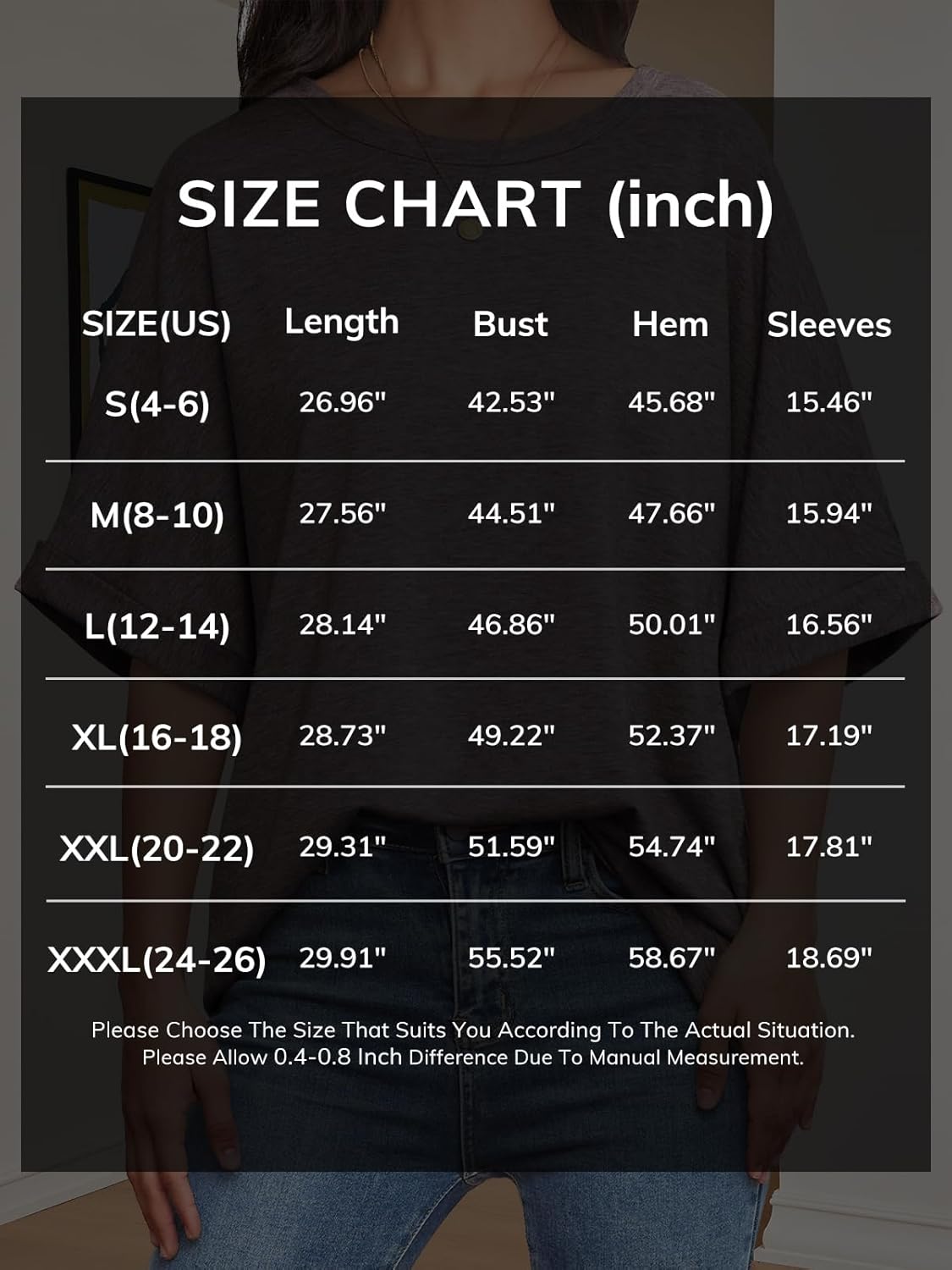 ATHMILE Womens Oversized T Shirts Summer Tops Spring Casual Loose Fit Workout Short Sleeve 2025 Beach Vacation