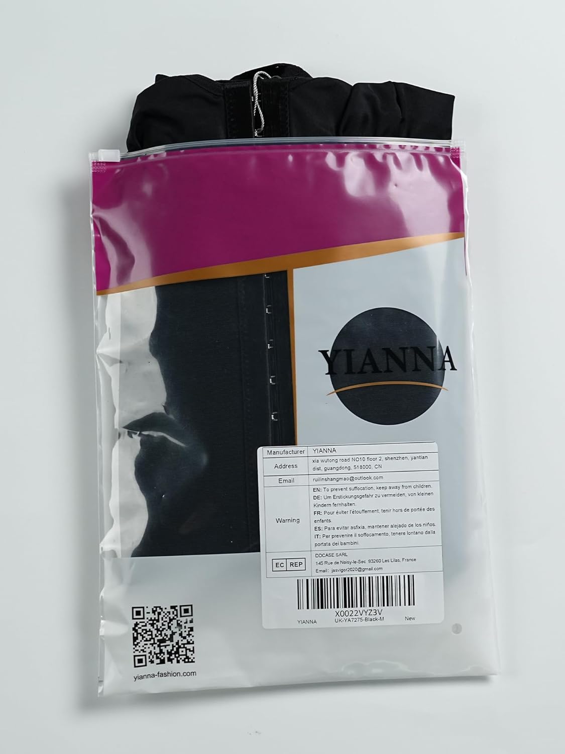 YIANNA Fajas Colombianas Shapewear for Women Tummy Control Post Surgery Full Body Shaper Butt Lifter with Zipper Crotch