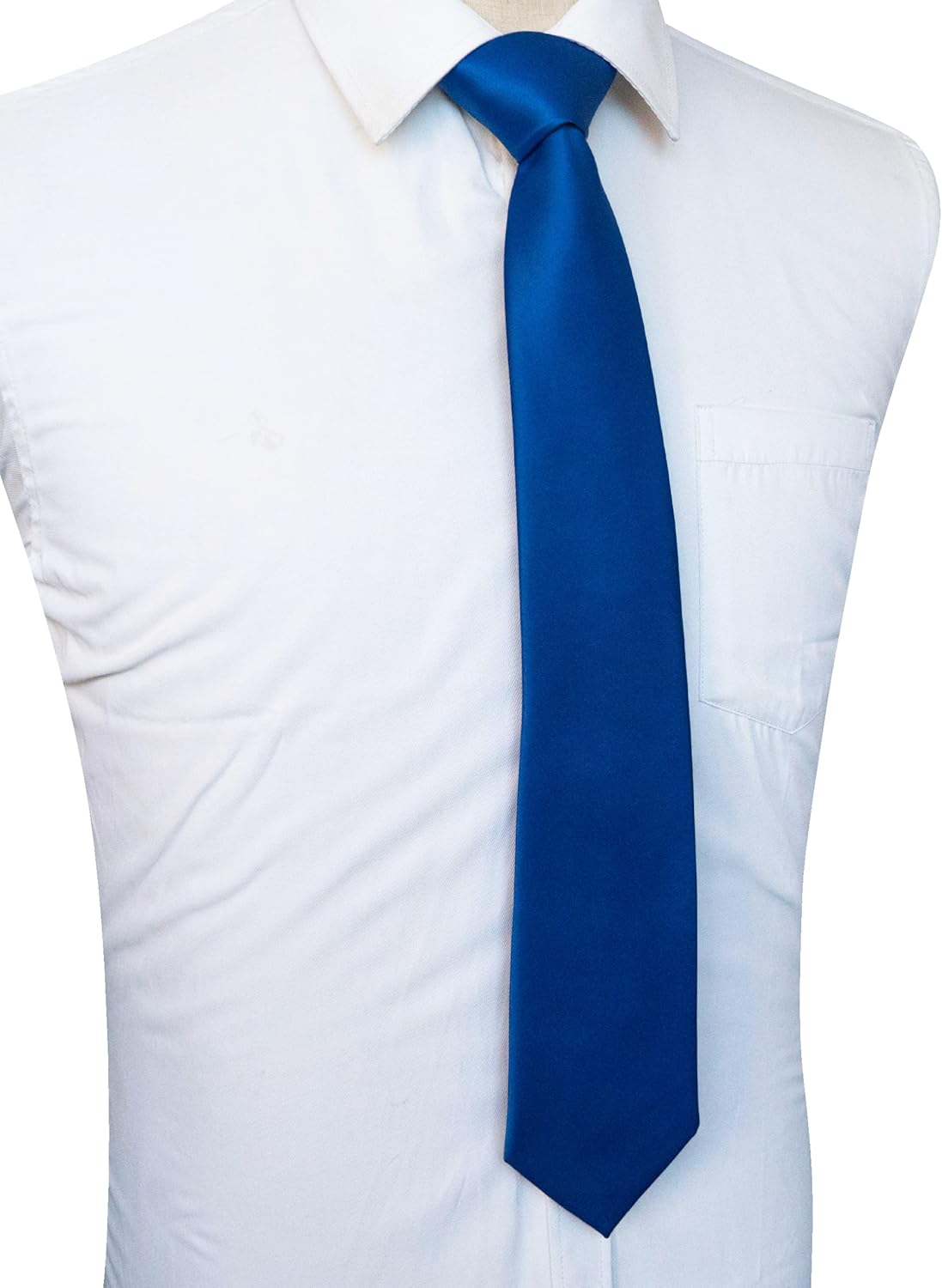 Solid Color Tie Mens Necktie for Business and Wedding