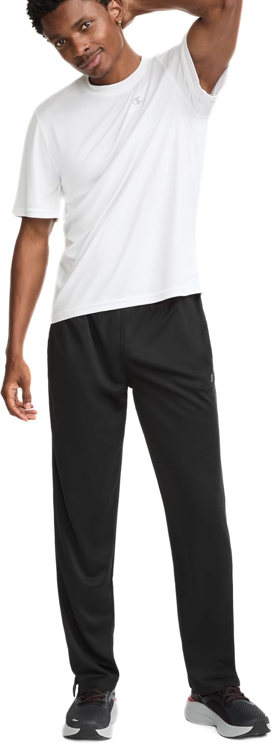 Champion Men's Athletic Pants, Standard Fit, Lighweight, Moisture Wicking