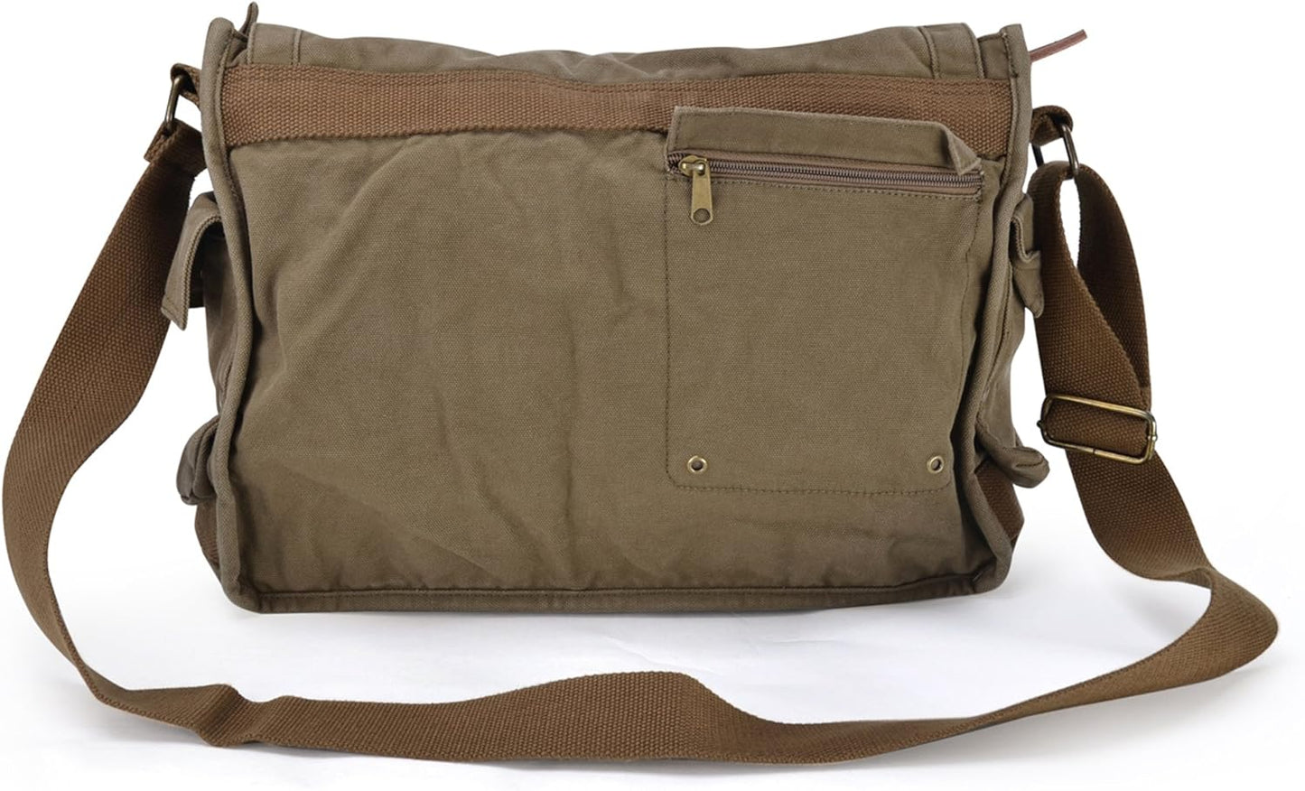 GOOTIUM Canvas Messenger Bag - Vintage Cross Body Shoulder Satchel