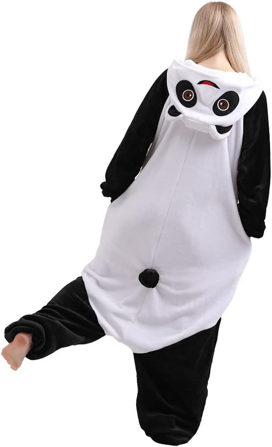 Unisex Adult Animal Cosplay One Piece Unisex Sleepwear Costume (ice,S)