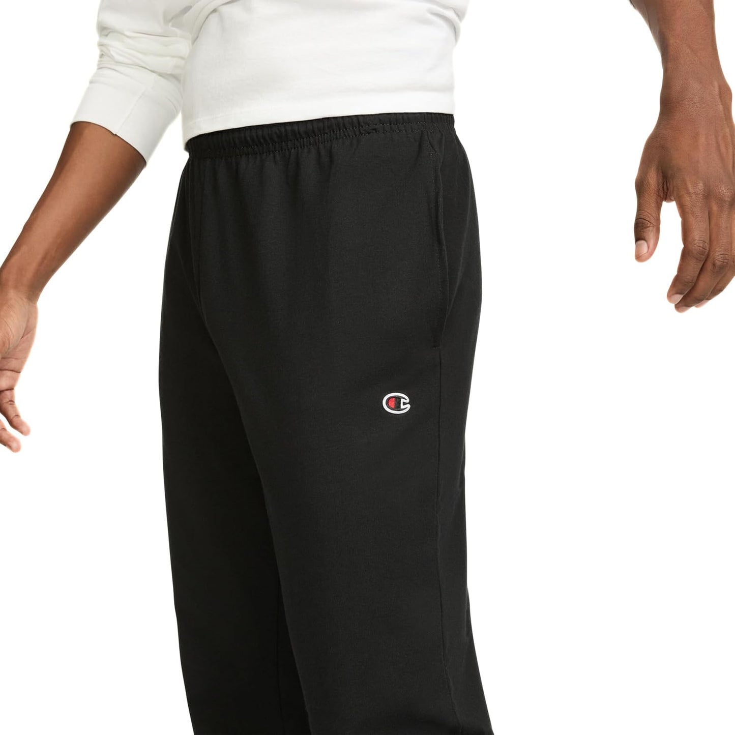 Champion mens Pants, Everyday Cotton, Lightweight Open-hem Lounge Pants for Men (Reg. Or Big & Tall)Track Pants