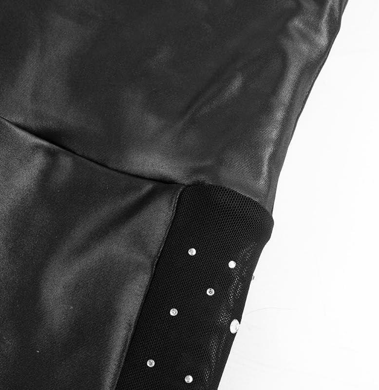 Women's Sexy See Through Sheer Mesh Pants Leggings High Waist Casual Sweatpants Tights