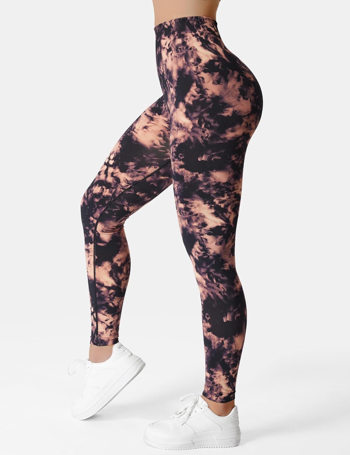YEOREO Workout Leggings for Women Jada Scrunch Butt Lifting Leggings Seamless Screen Print Gym Yoga Pants