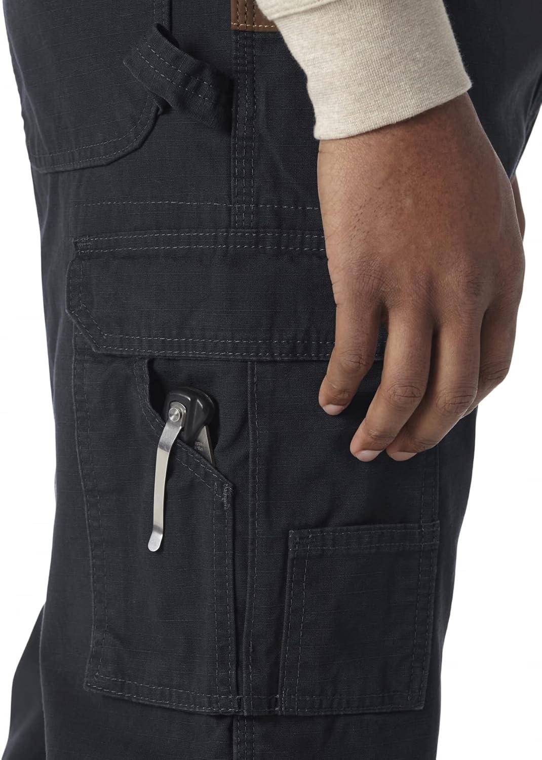 Wrangler Riggs Workwear Ripstop Ranger Relaxed FIT Pants (Black)