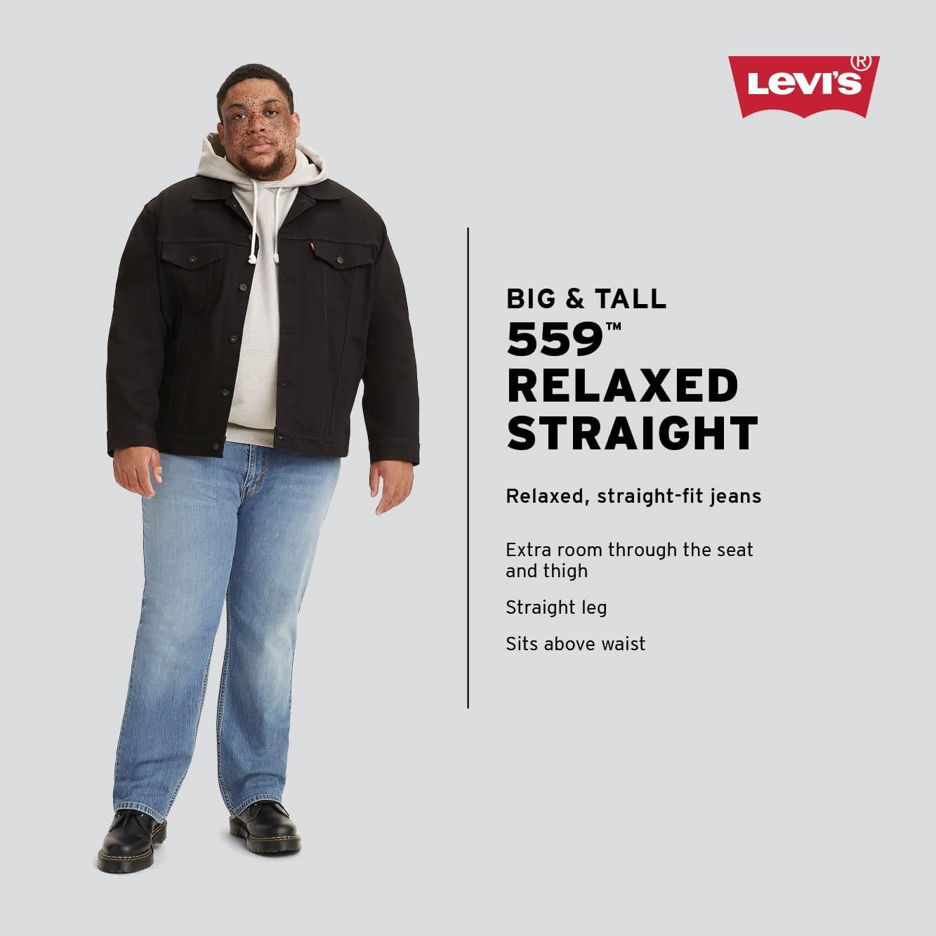 Levi's Men's 559 Relaxed Straight Jeans (Also Available in Big & Tall)