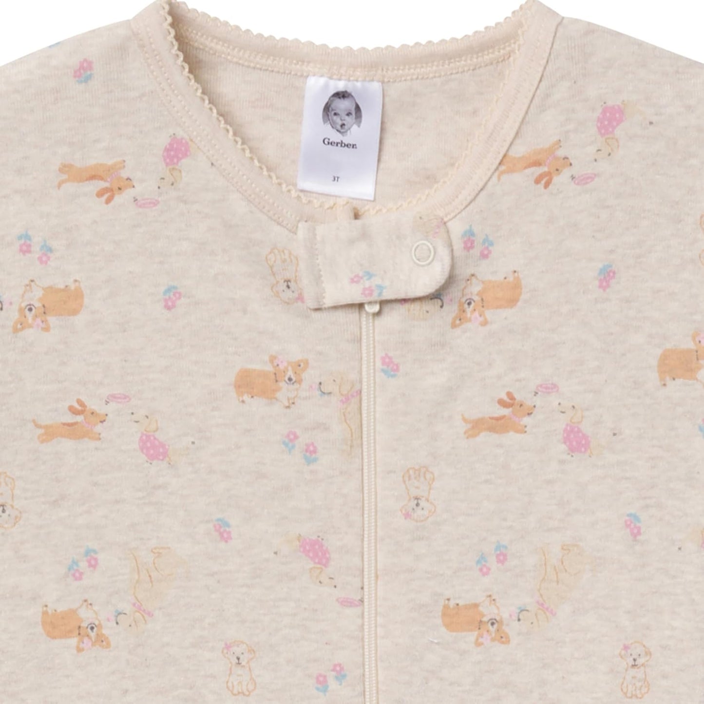 Gerber Baby-Girls 4-Pack Footed Pajamas