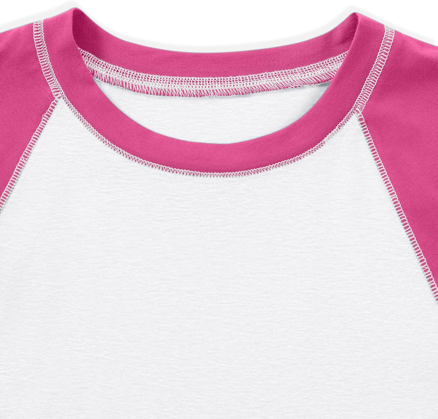 Avanova Women Raglan Colorblock Baby Tee Shirt Short Sleeve Summer Casual Tops