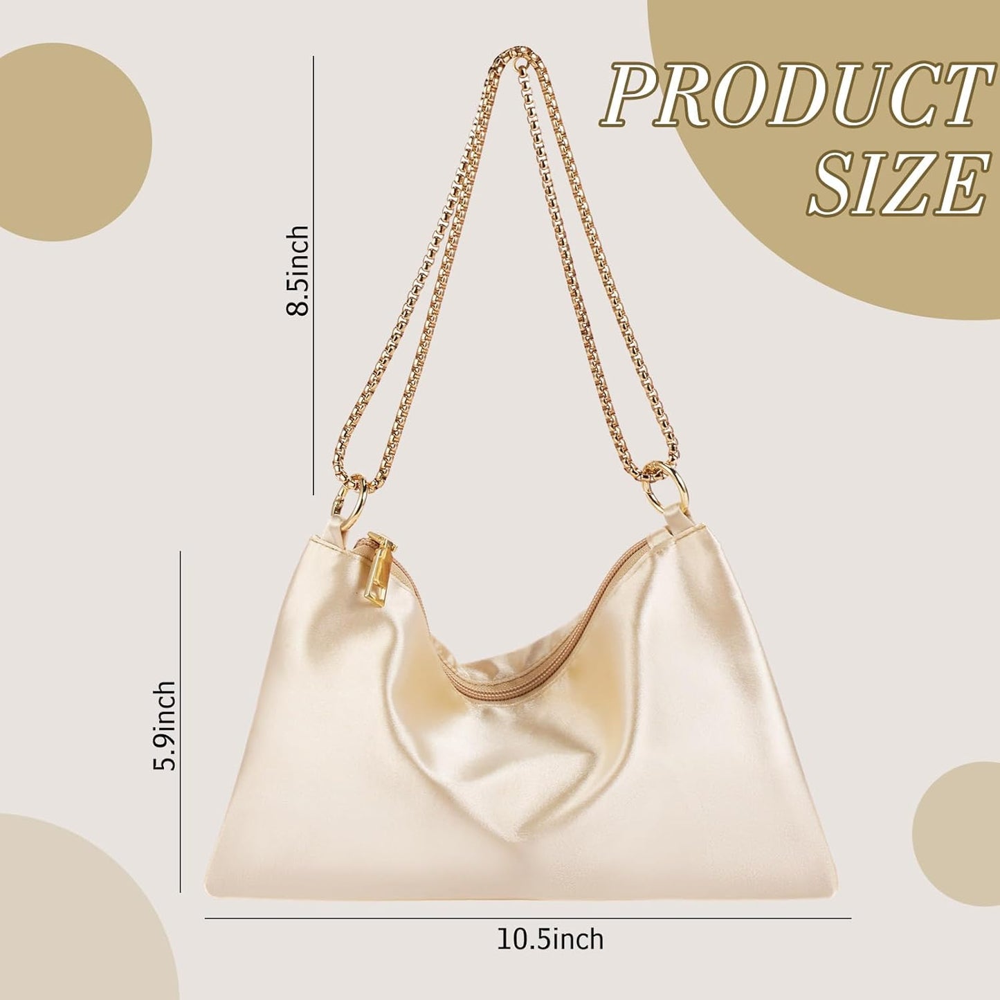 4 Pcs Satin Purse Jewelry Sets Woman Evening Handbag Wedding Shoulder Bag Purse for Prom Formal Cocktail Wedding Bride