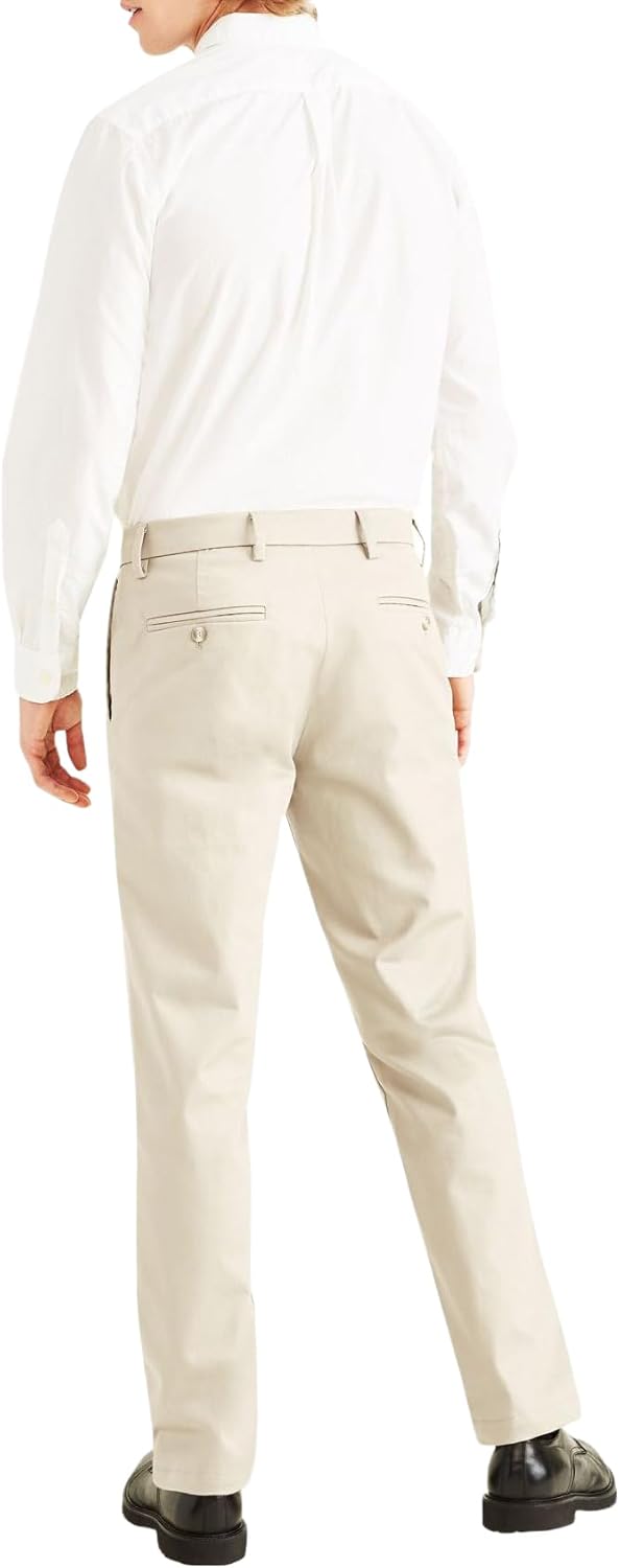 Dockers Men's Slim Fit Signature Khaki Lux Cotton Stretch Pants