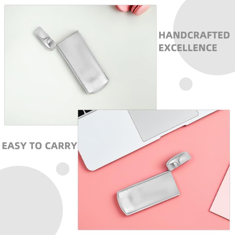 2pcs Lightweight Aluminum Eyeglasses Organizer Case Travel Sunglass Storage with Soft Interior Lining for Men and Women and Portable Eyewear Protection