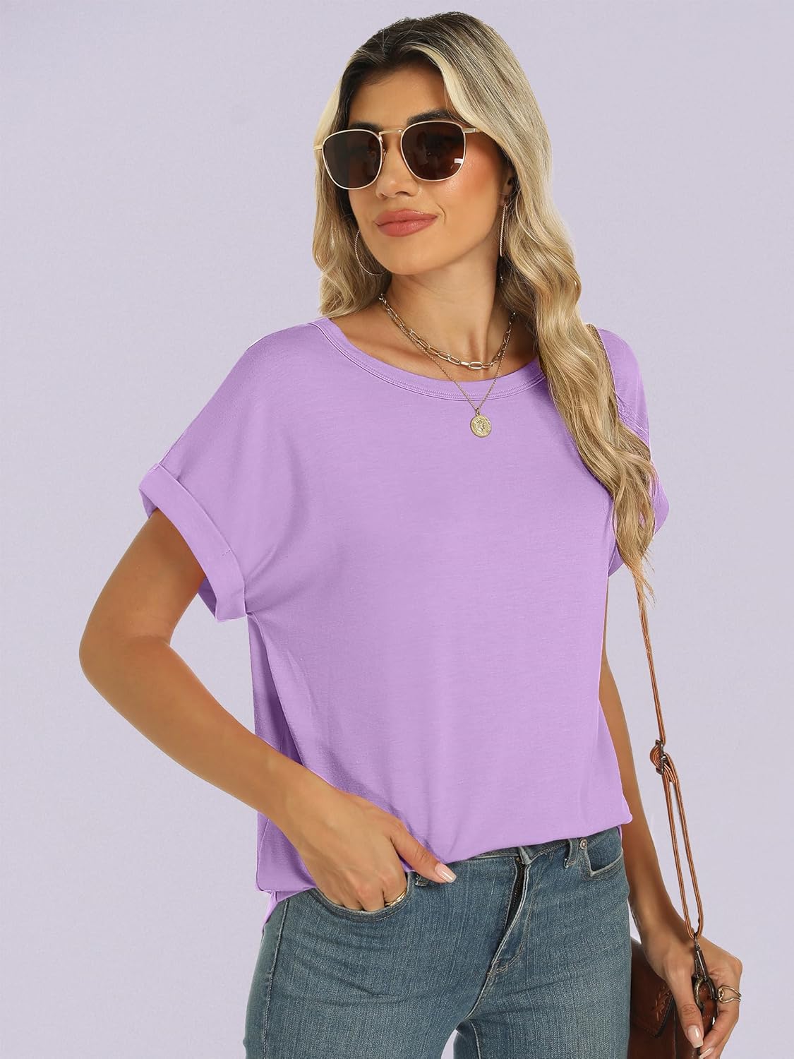 ANRABESS Oversized Tshirts for Women Summer Tops Short Sleeve Casual Loose Basic Tee Shirt Cute Outfits 2025 Trendy Clothes