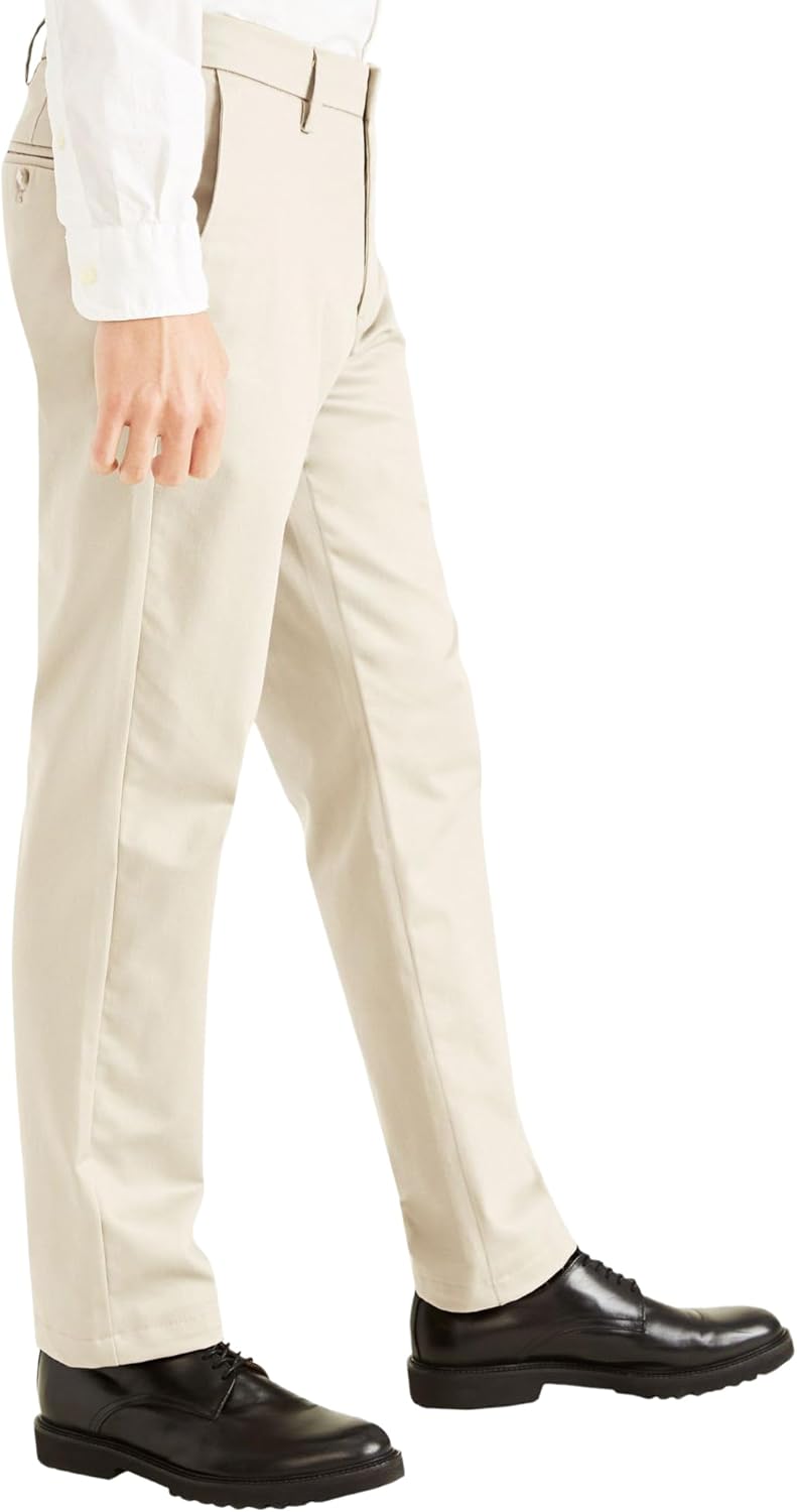 Dockers Men's Slim Fit Signature Khaki Lux Cotton Stretch Pants