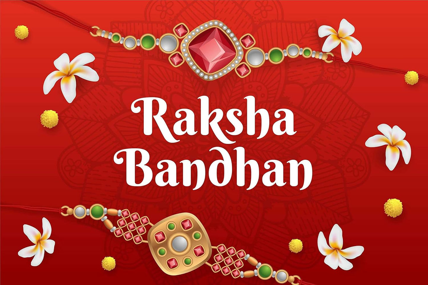 IS4A Set of Assorted Rakhi Bracelets (5 Rakhis) Handmade Rakhi Set of 5 Rakhi Gifts for Brother, Sister, Bhaiya, Bhabhi for Indian Rakhi Raksha Bandhan Festival Rakhi Bracelet