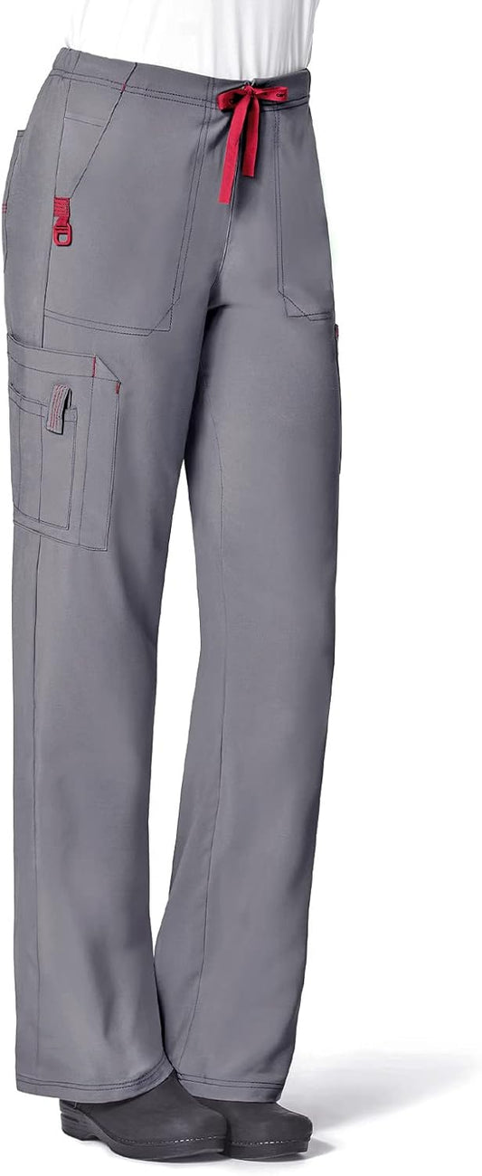 Cross-Flex Women's Boot Cut Cargo Scrub Pant