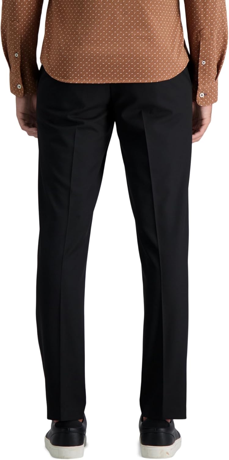 J.M. Haggar Men's 4 Way Stretch Slim Fit Flat Front Dress Pant