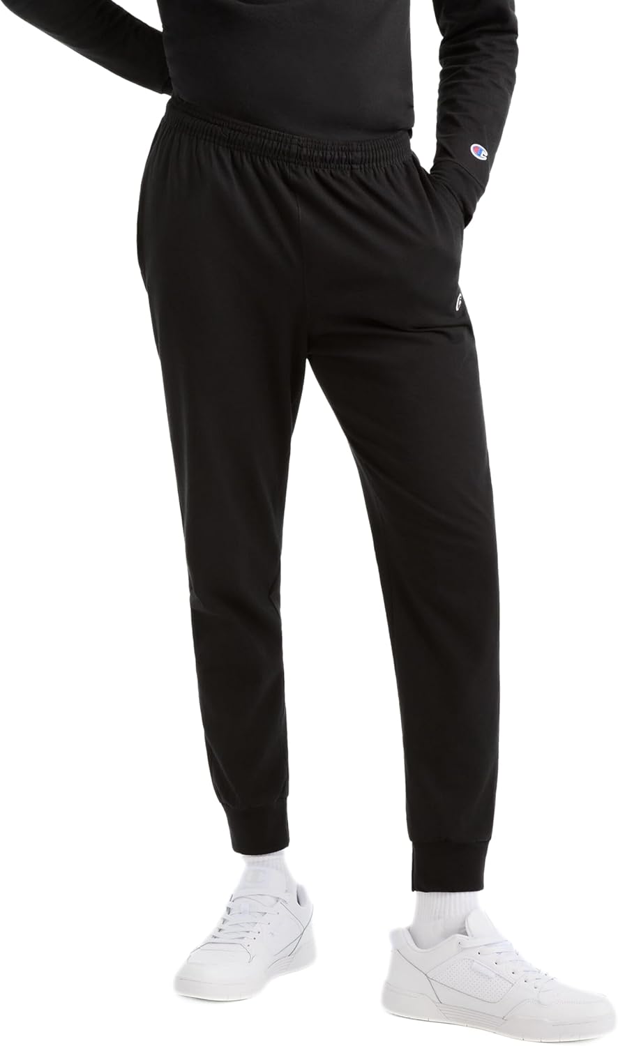 Champion Men's Joggers, Everyday Cotton, Lightweight Lounge Knit Pants for Men, 31"