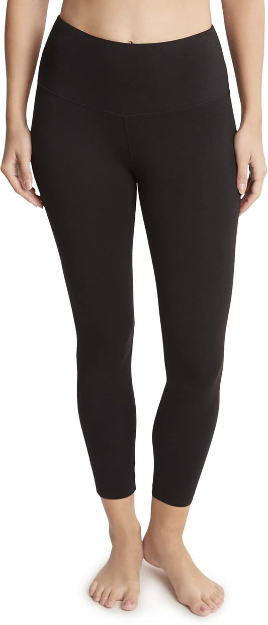 Jockey Women's Cotton Stretch Basic 7/8 Leggings