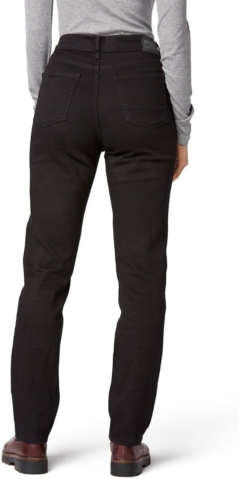 Levi Strauss Signature Gold Women's High-Rise Straight Jeans Stretch Denim (Standard and Plus)