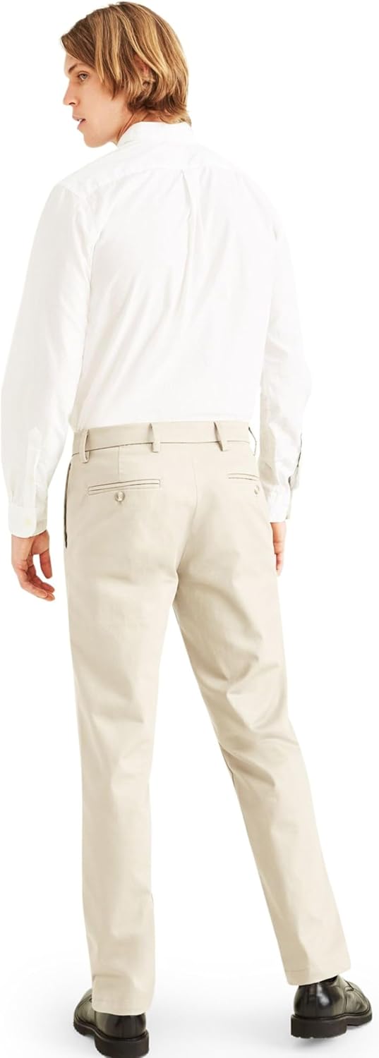 Dockers Men's Slim Fit Signature Khaki Lux Cotton Stretch Pants