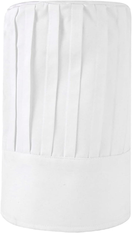 Hyzrz Tall Chef Hat Adjustable Elastic Baker Kitchen Cooking Grill BBQ Chef Cap for Adult Children Breathable Mesh Top