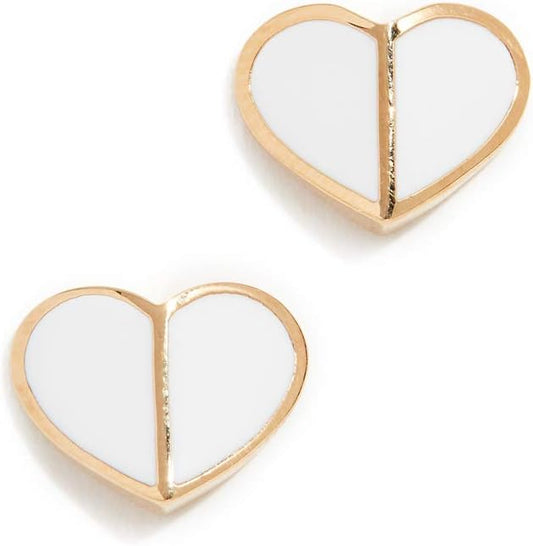 kate spade new york Heritage Spade Small Heart Studs