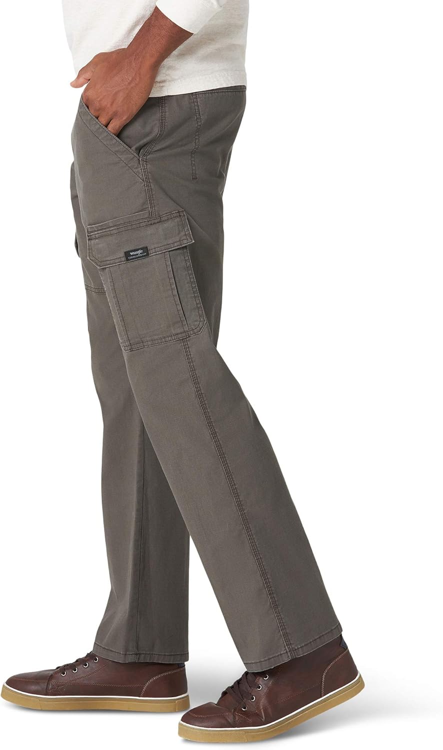 Wrangler Authentics Men's Relaxed Fit Stretch Cargo Pant
