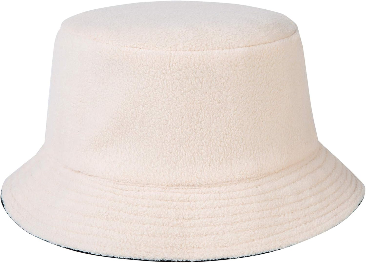 ZLYC Unisex Fashion Bucket Hat PU Leather Rain Hat Waterproof Fishmen Cap