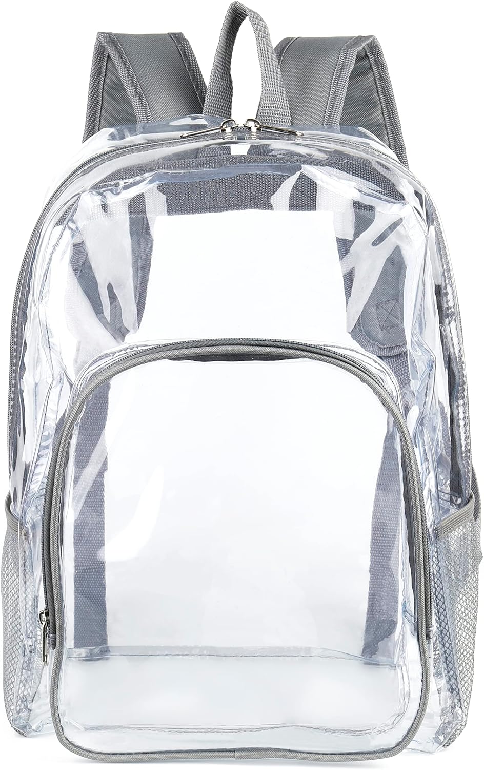 JOMPARO Heavy Duty Transparent Clear Backpack See Through Plastic Backpacks for School,Sports,Work,Security,Stadium,College