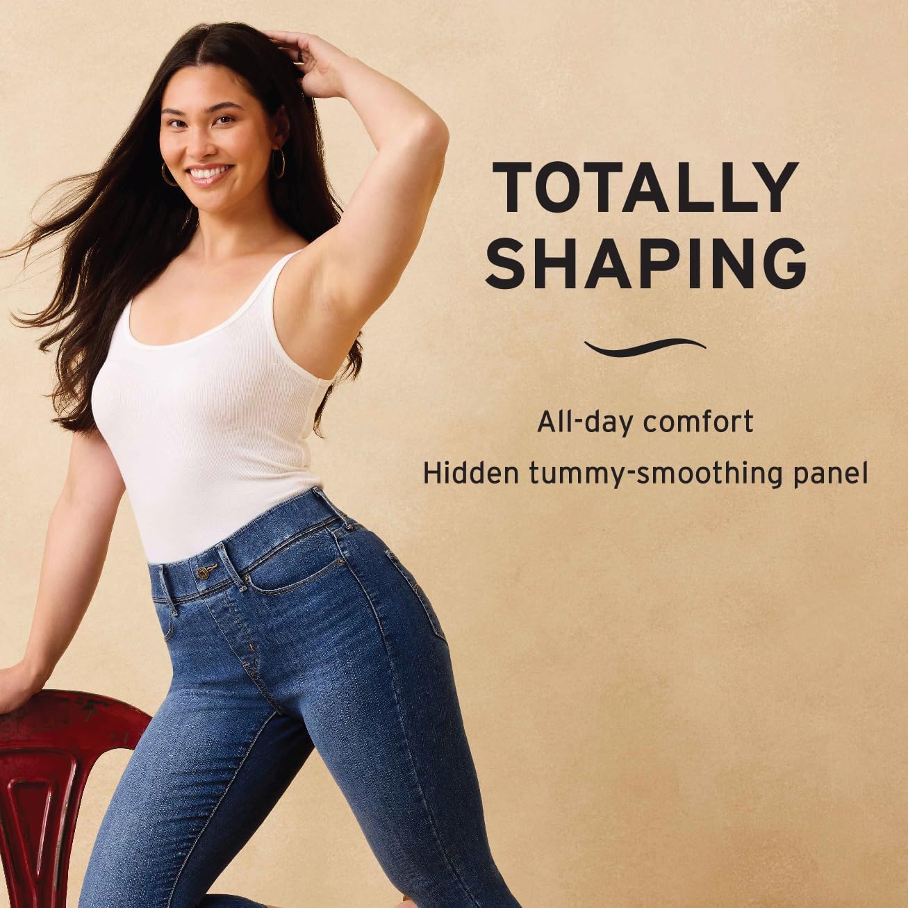 Signature by Levi Strauss & Co. Gold Shaping Pull-On Capris