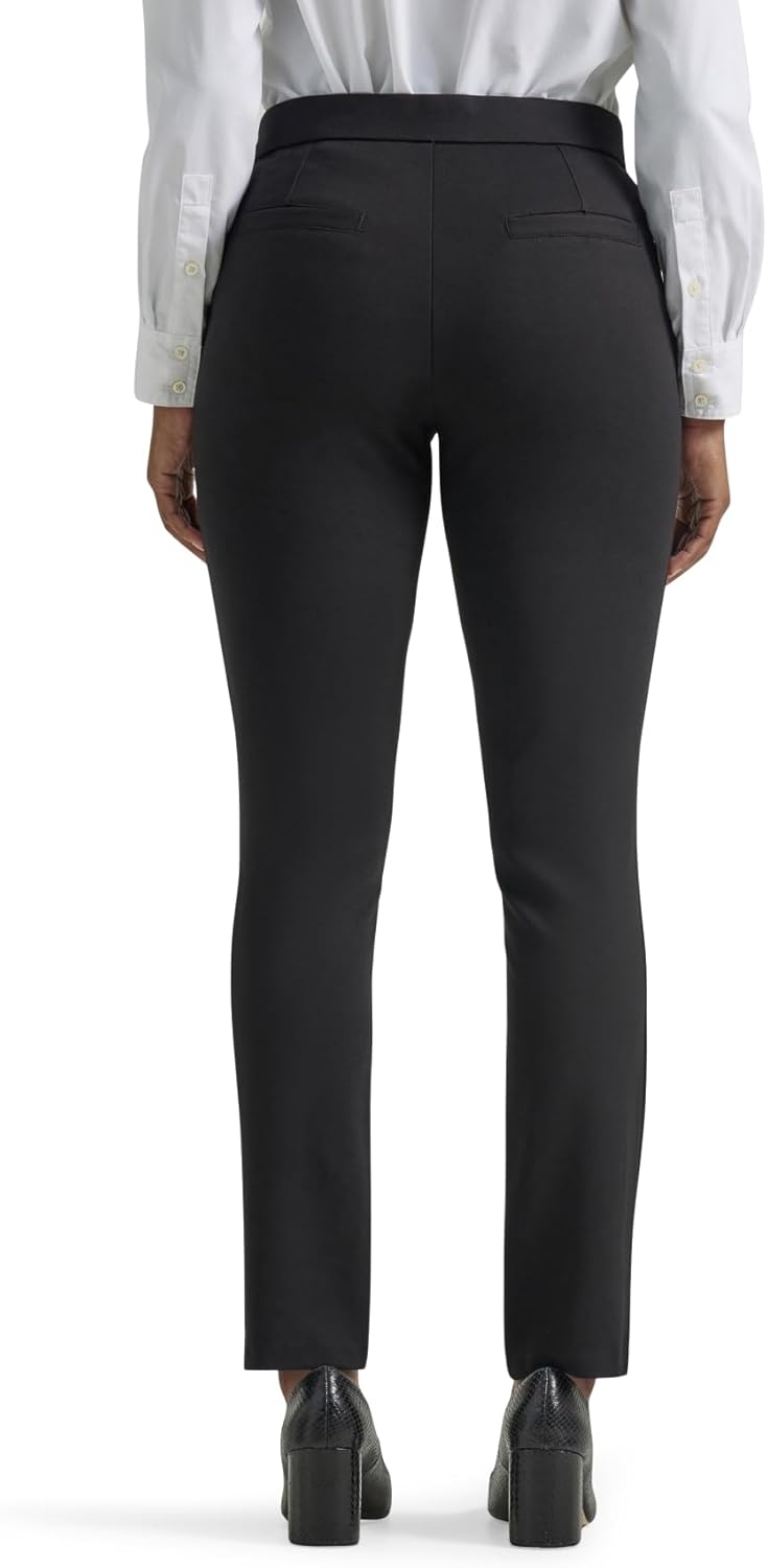 Lee Women's Petite Ultra Lux Comfort Any Wear Slim Ankle Pant