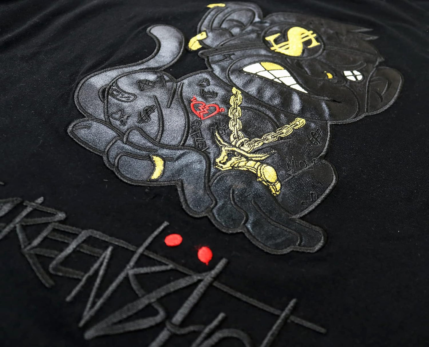 SCREENSHOT-TEE3202SS Mens Hip-Hop NYC Streetwear Urban Varsity Racing Premium Tee