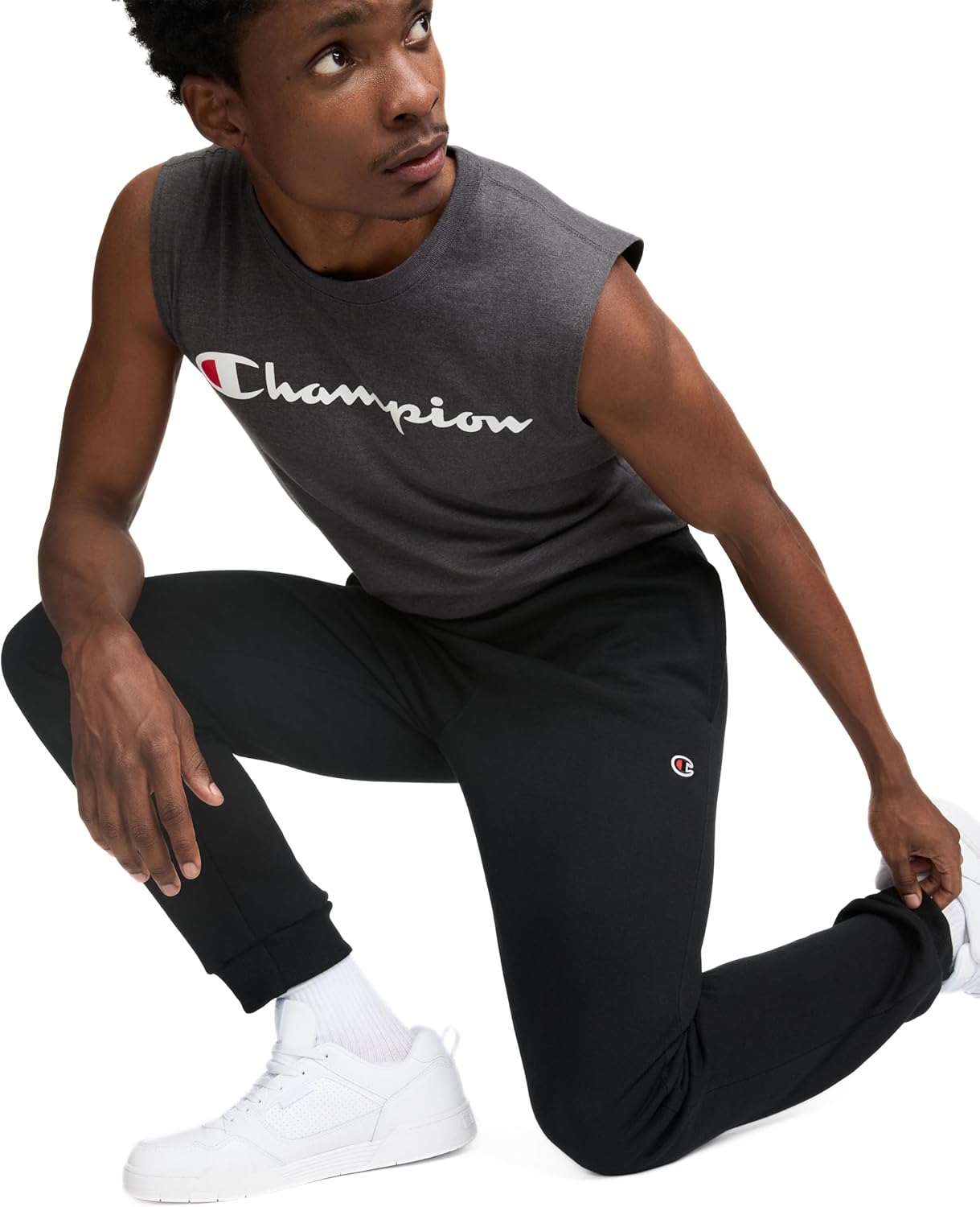 Champion Men's Joggers, Fleece, Joggers, Comfortable Sweatpants for Men (Reg. Or Big & Tall)